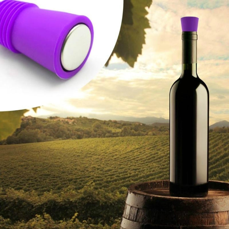 Tappo per bottiglia di conservazione creativa in silicone per uso alimentare, Preservation Bottle Stopper(Purple), Preservation Bottle Stopper(Red), Preservation Bottle Stopper(Blue), Preservation Bottle Stopper(Green)