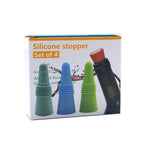 Tappo per bottiglia di conservazione creativa in silicone per uso alimentare, Preservation Bottle Stopper(Purple), Preservation Bottle Stopper(Red), Preservation Bottle Stopper(Blue), Preservation Bottle Stopper(Green)
