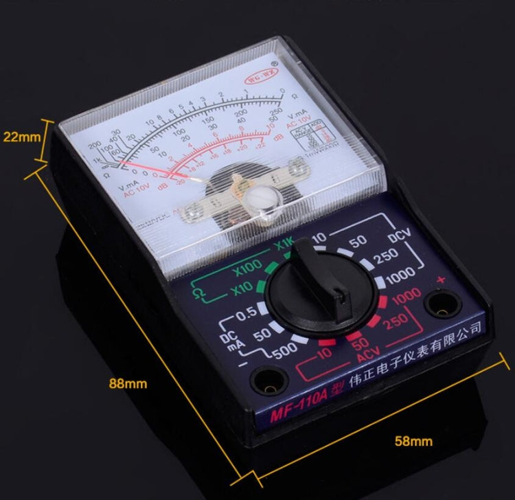 Multimetro digitale portatile MF-110A 0-1000V CC/CA