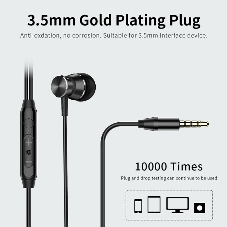 Auricolari Langsdom M305 con microfono 3,5 mm