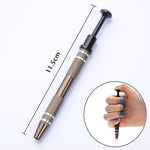 Set 3 pezzi penna artiglio per manicure in acciaio inox