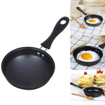 Pentola multicooker con fondo piatto antiaderente per friggere mini uova da 2 pezzi, 12cm