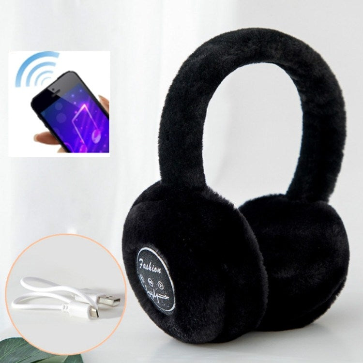 Paraorecchie Bluetooth invernali in peluche antivento per uomo e donna