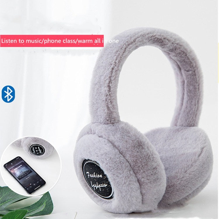 Paraorecchie Bluetooth invernali in peluche antivento per uomo e donna