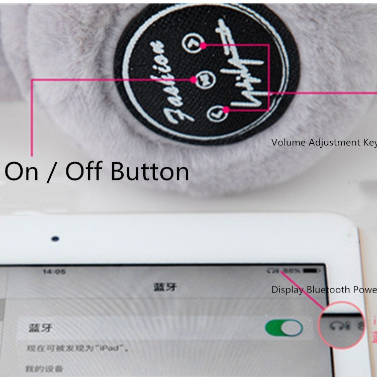 Paraorecchie Bluetooth invernali in peluche antivento per uomo e donna