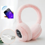 Paraorecchie Bluetooth invernali in peluche antivento per uomo e donna