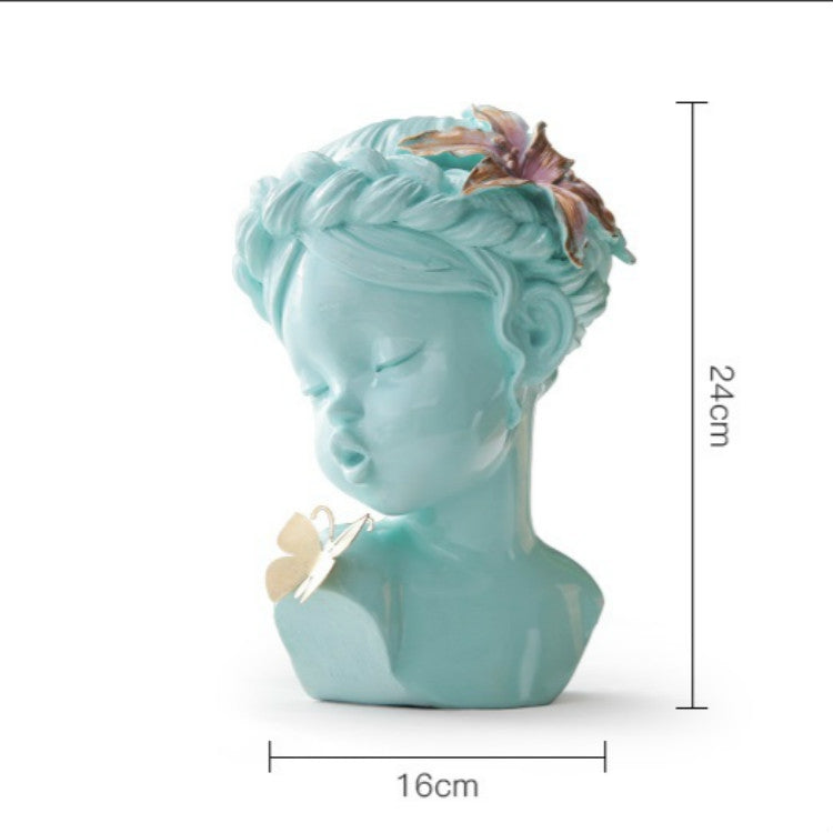 Creativo Resina Persone Statua Artigianato Ufficio Decorazione della casa Regali di nozze