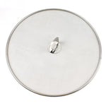 2 pezzi di copertura a prova di olio in acciaio inossidabile, copertura in rete a prova di spruzzi di olio fritto, vassoio per pizza, gadget da cucina, 33cm Oil Proof Cover