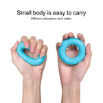 Anello in silicone per riabilitazione con esercizi per le dita con forza di presa in silicone, Silicone Grip (Green (30lb)), Silicone Grip (Blue (40lb)), Silicone Grip (Orange (50lb))