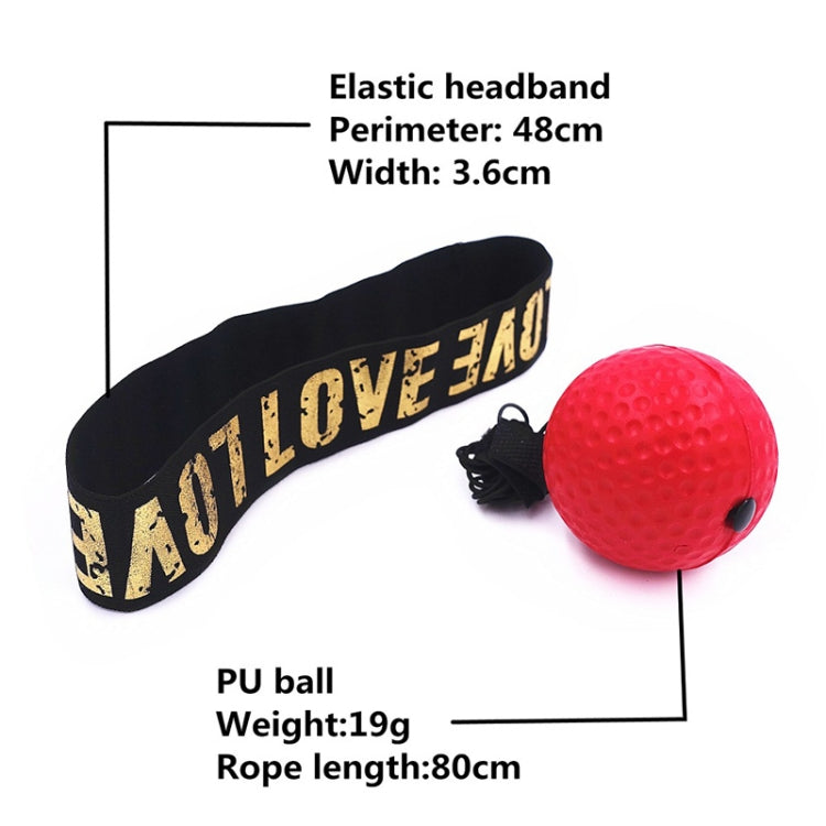 Set di palle di reazione per allenamento veloce montato sulla testa con palla da boxe per uso domestico 4 in 1, Set