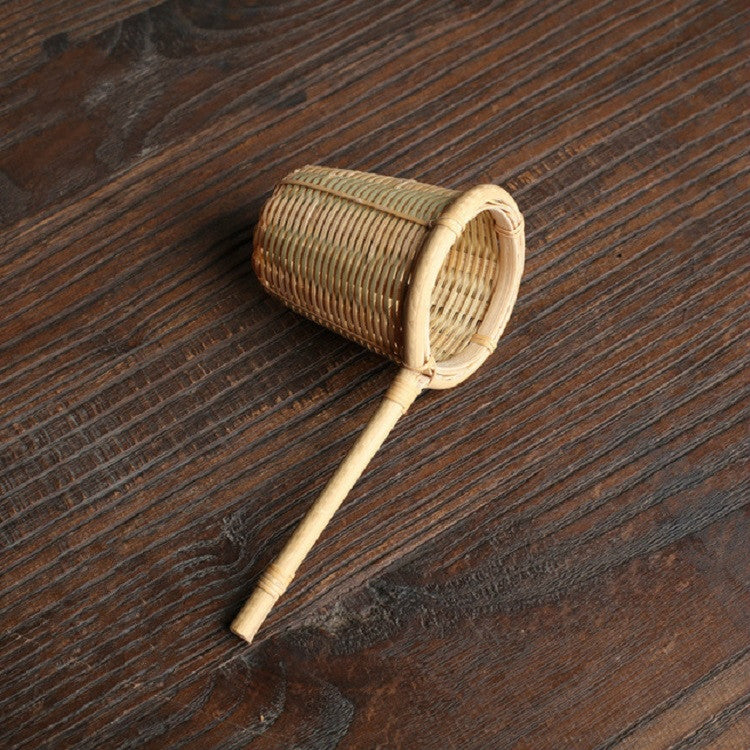 Gadget per colino da tè con filtro riutilizzabile in tessuto di bambù, Calabash Double Section Tea Leak, Calabash Single Section Tea Leak, Bamboo Root Tea Leak, Bamboo Pole Gauze Plum Tea Leak, Bamboo Pole Hole Tea Leak, Rattan Tea Drain with Handle   ...