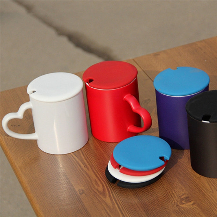 5 pezzi Coperchi per tazze creativi Copri tazza in silicone per uso alimentare Coperchio in silicone sano, sicuro e resistente al calore con spazio