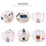 Tazza da latte per caffè creativa automatica portatile con proteine elettriche portatili da 600 ml