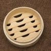 Xiaolongbao Vaporiera di bambù Cassetto per gabbia per gnocchi al vapore per uso domestico Cremagliera per cottura a vapore di bambù approfondita multistrato, 10cm Cover, 10cm Cage, 13cm Cover, 13cm Cage