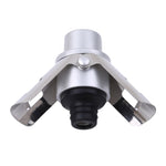Tappo per champagne con pompaggio a pulsante in acciaio inossidabile da 2 pezzi. Tappo per vino sottovuoto con ala a scatto per champagne frizzante, 2 PCS  Push-button Wine Bottle Stopper(Black), 2 PCS  Push-button Wine Bottle Stopper(Gold)            ...