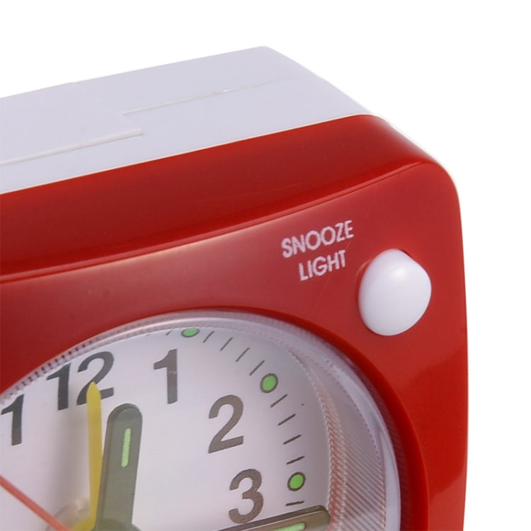 Piccola sveglia da viaggio Sveglia muta da comodino con funzione luce e snooze