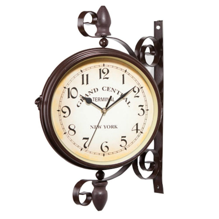 Orologio da parete bifacciale classico creativo per la decorazione del bar, Double-sided Wall Clock