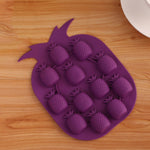 Stampo per ghiaccio creativo in silicone per ananas, 5 pezzi, consegna colore casuale, Pineapple Ice Maker