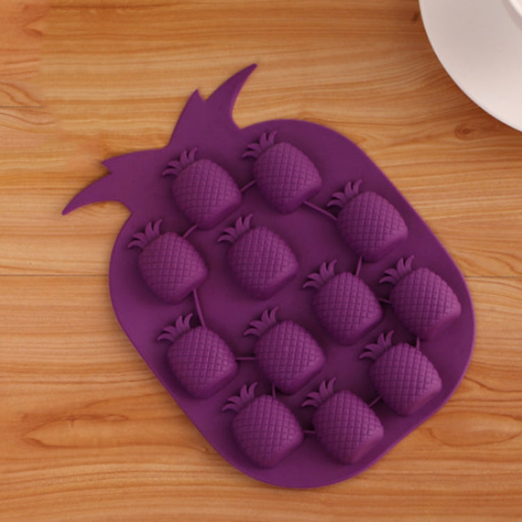 Stampo per ghiaccio creativo in silicone per ananas, 5 pezzi, consegna colore casuale, Pineapple Ice Maker