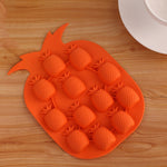 Stampo per ghiaccio creativo in silicone per ananas, 5 pezzi, consegna colore casuale, Pineapple Ice Maker