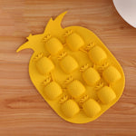 Stampo per ghiaccio creativo in silicone per ananas, 5 pezzi, consegna colore casuale, Pineapple Ice Maker