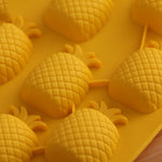 Stampo per ghiaccio creativo in silicone per ananas, 5 pezzi, consegna colore casuale, Pineapple Ice Maker