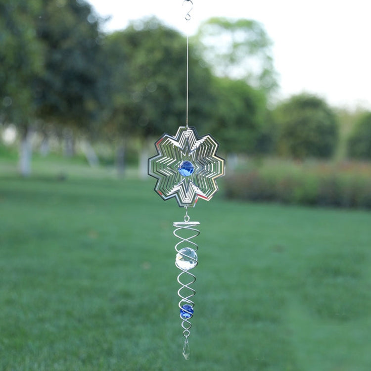 Lamiere pieghevoli in filo di ferro Campanelli eolici Decorazione del giardino domestico