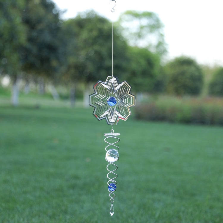 Lamiere pieghevoli in filo di ferro Campanelli eolici Decorazione del giardino domestico