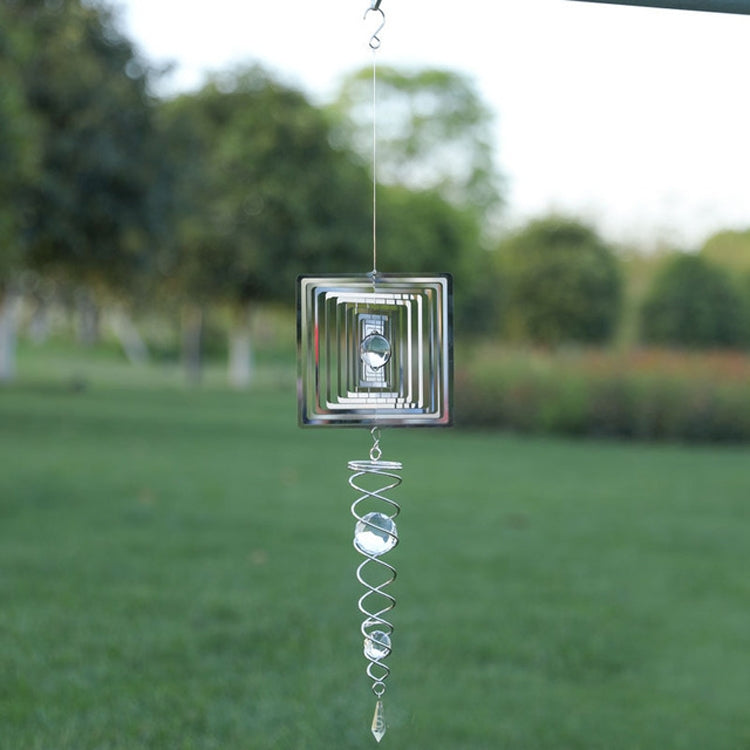 Lamiere pieghevoli in filo di ferro Campanelli eolici Decorazione del giardino domestico
