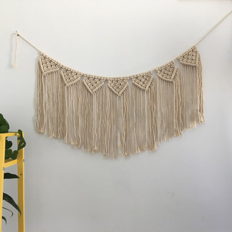 Decorazione domestica da appendere alla parete con frange di pizzo vintage fatte a mano, 89x35CM, 89x18CM, 82x50CM