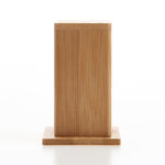 2 pezzi di scatola per stuzzicadenti in bambù naturale, quadrata, per ristorante, hotel, con coperchio, Bamboo Toothpick Box