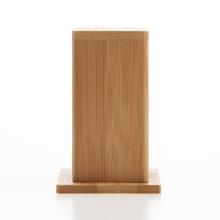 2 pezzi di scatola per stuzzicadenti in bambù naturale, quadrata, per ristorante, hotel, con coperchio, Bamboo Toothpick Box