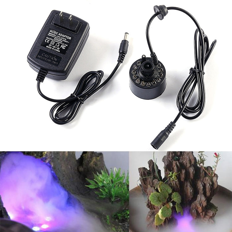 Atomizzatore portatile ad ultrasuoni per acquario a fontana, spina americana, Atomizer 12 Lamp Metal, Atomizer 12 Lamp Plastic, Atomizer without Lamp Metal, Atomizer without Lamp Plastic