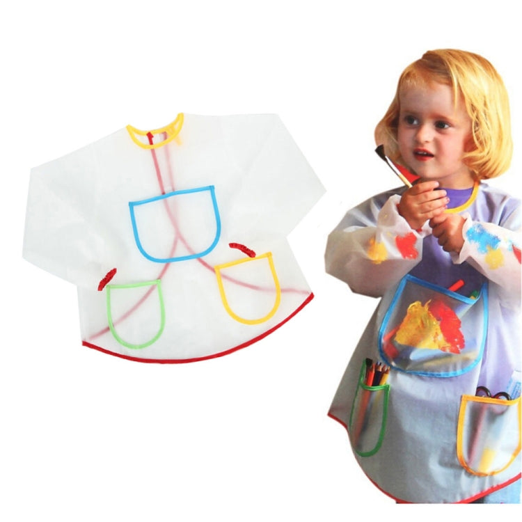 Grembiule trasparente impermeabile antisporco per bambini, Transparent Apron