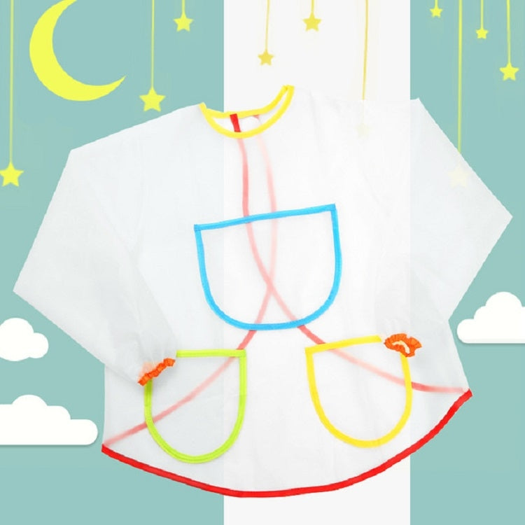 Grembiule trasparente impermeabile antisporco per bambini, Transparent Apron