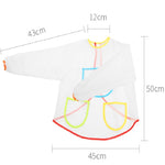 Grembiule trasparente impermeabile antisporco per bambini, Transparent Apron
