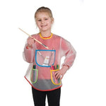 Grembiule trasparente impermeabile antisporco per bambini, Transparent Apron