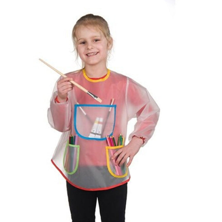 Grembiule trasparente impermeabile antisporco per bambini, Transparent Apron