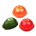 Contenitori per frutta e verdura da cucina creativa, contenitori per frutta e verdura, contenitori in plastica per alimenti freschi