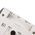Termometro digitale LCD con sensore esterno bianco