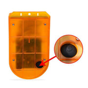 Luce di allarme solare 129dB Induzione del corpo umano Allarme di controllo remoto Fattoria Antifurto Oggetto Suono e luce Luce di allarme, N911E English, N911C English