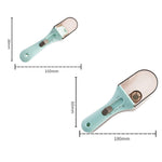 Cucchiaio dosatore regolabile in plastica per utensili da cucina, 1 Large 1 Small Set, 4 PCS Small, 3 PCS Large
