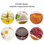 Cucchiaio dosatore regolabile in plastica per utensili da cucina, 1 Large 1 Small Set, 4 PCS Small, 3 PCS Large