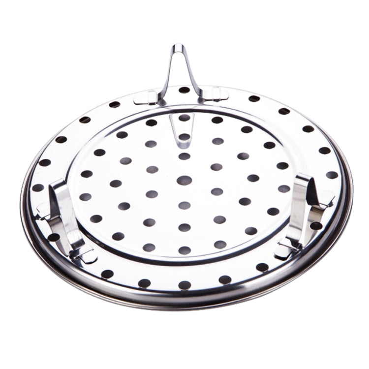 Vassoio per cottura a vapore con ripiano impermeabile multifunzionale da 3 pezzi. Griglia per griglia per cottura a vapore in acciaio inossidabile, 20cm, 22cm, 24cm, 26cm