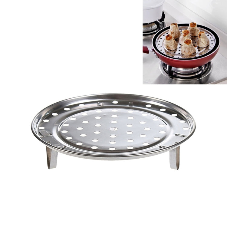 Vassoio per cottura a vapore con ripiano impermeabile multifunzionale da 3 pezzi. Griglia per griglia per cottura a vapore in acciaio inossidabile, 20cm, 22cm, 24cm, 26cm
