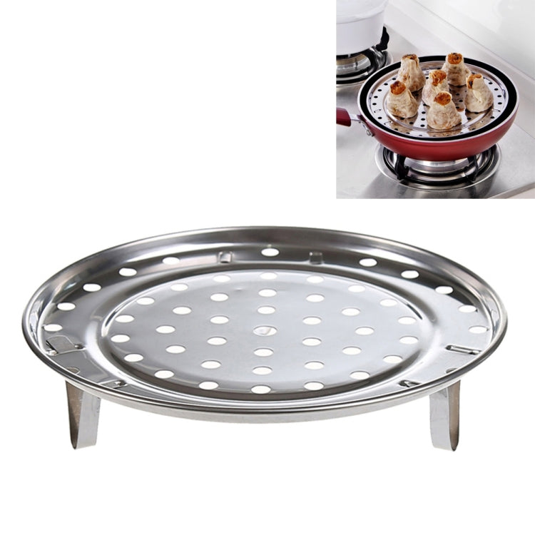 Vassoio per cottura a vapore con ripiano impermeabile multifunzionale da 3 pezzi. Griglia per griglia per cottura a vapore in acciaio inossidabile, 20cm, 22cm, 24cm, 26cm
