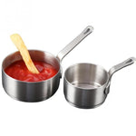 Utensili da cucina per mini pentole con manico in acciaio inossidabile, S, L