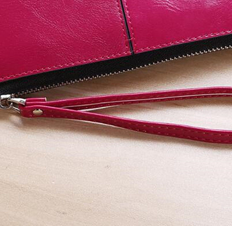 Portafoglio da donna con cerniera Portafoglio lungo con pochette multi porta carte Portafoglio da polso