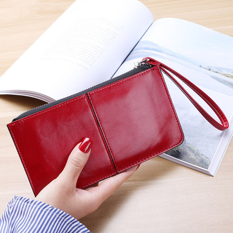 Portafoglio da donna con cerniera Portafoglio lungo con pochette multi porta carte Portafoglio da polso