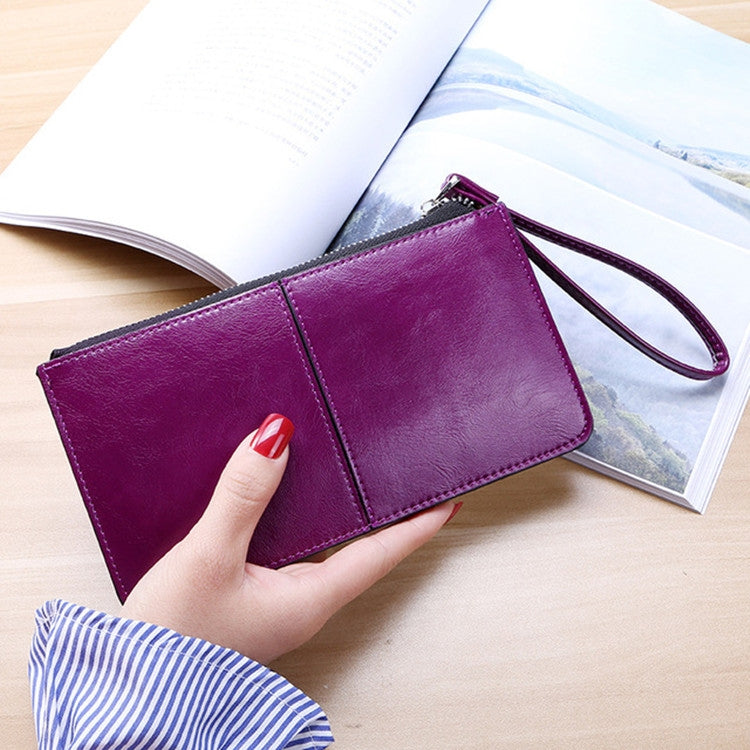 Portafoglio da donna con cerniera Portafoglio lungo con pochette multi porta carte Portafoglio da polso